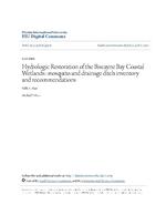 [2004-08-26] Hydrologic Restoration of the Biscayne Bay Coastal Wetlands: mosquito and drainage ditch inventory and recommendations
